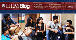 Desktop Screenshot of blog.iilm.edu