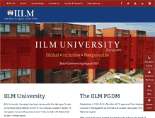 Tablet Screenshot of iilm.edu